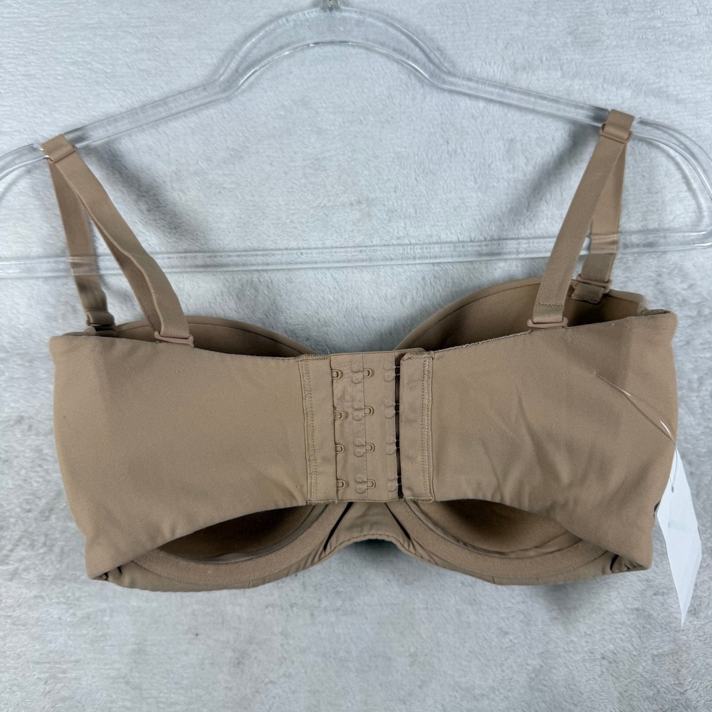 SKIMS Fits Everybody Multi-Way Bandeau Bra Clay Beige 32DDD BA-BAN-9055 NEW - Picture 11 of 12